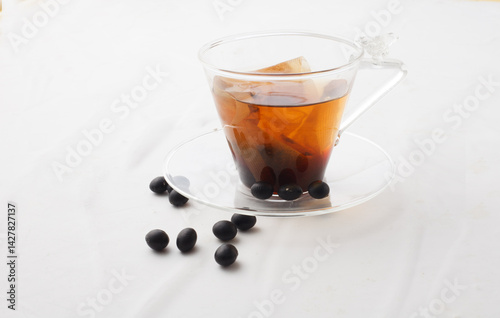 黒豆茶　スタジオ撮影