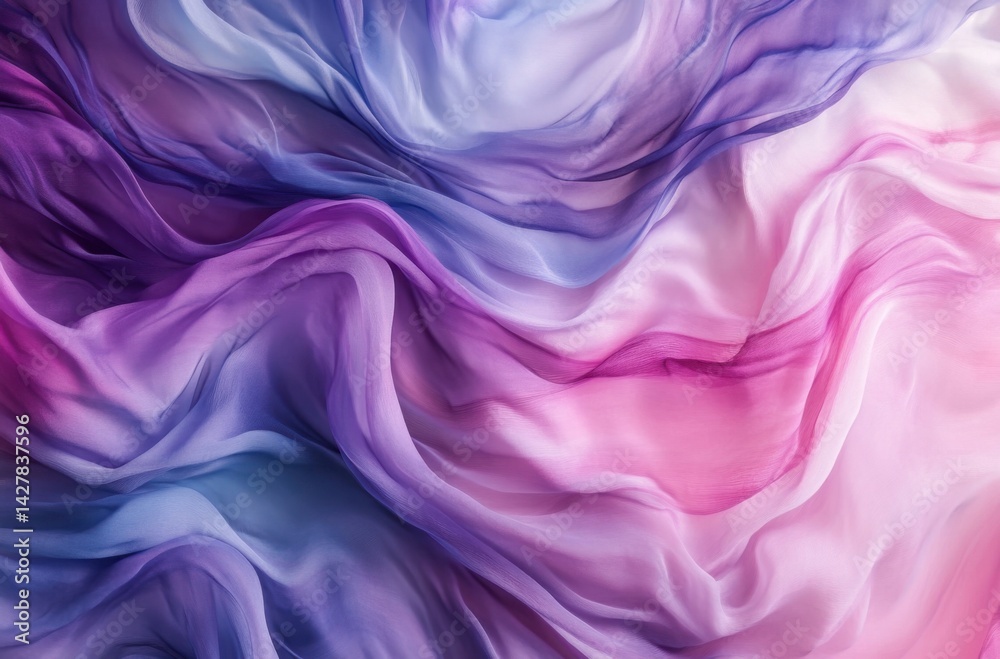 Obraz premium Pastel abstract art background with gentle curves and soft motion