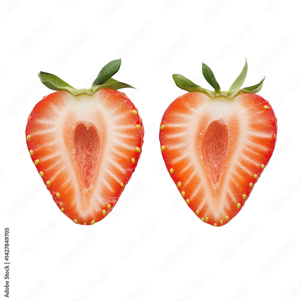 slice of strawberry slice of strawberry