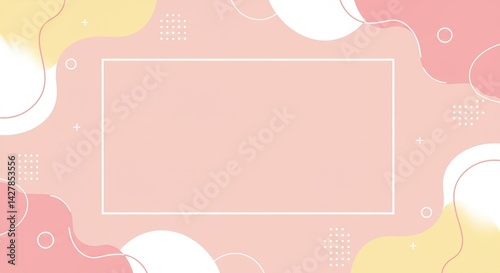A pop abstract background design that stands out in thumbnails