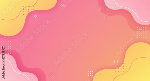 A pop abstract background design that stands out in thumbnails