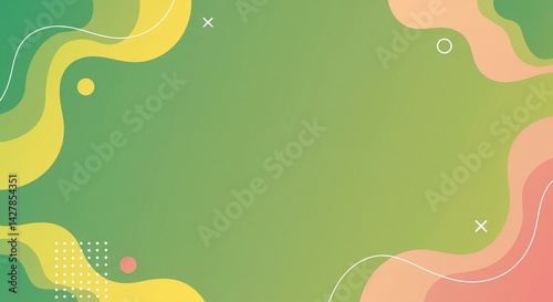 A pop abstract background design that stands out in thumbnails