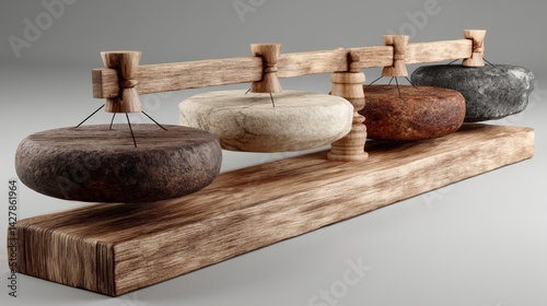 Balancing Risk and Reward: Stone Scales Representing the Concept of Fairness in Decisions