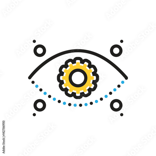 Multi color icon for vision