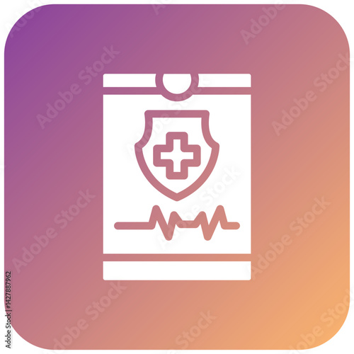 Vector Design Medical App Icon Style