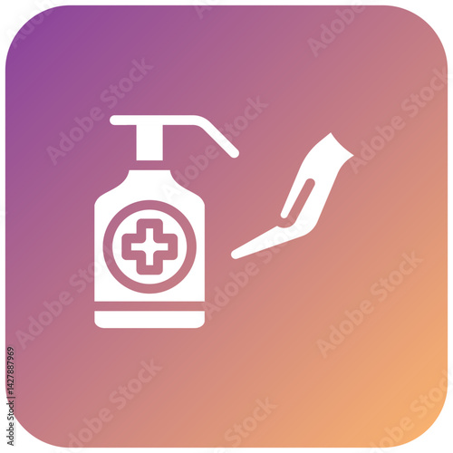 Vector Design Hand Sanitizer Icon Style