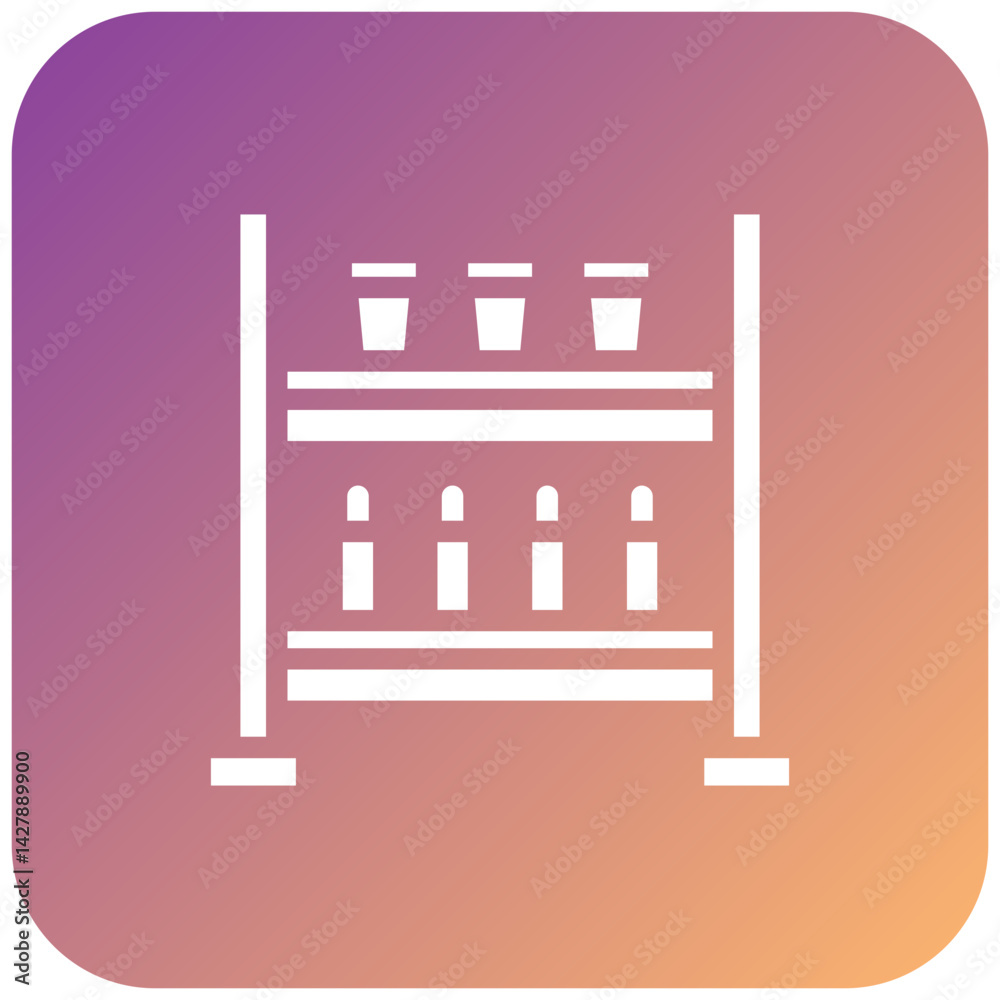 Obraz premium Vector Design Shelves Icon Style