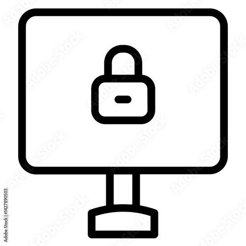 Safety Security Vpn Line Icon