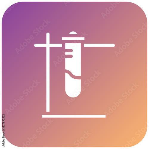 Test Tube Stand Icon Style