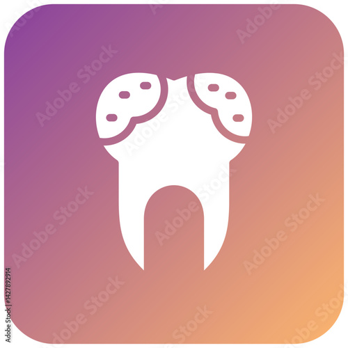 Tooth Decayed Icon Style