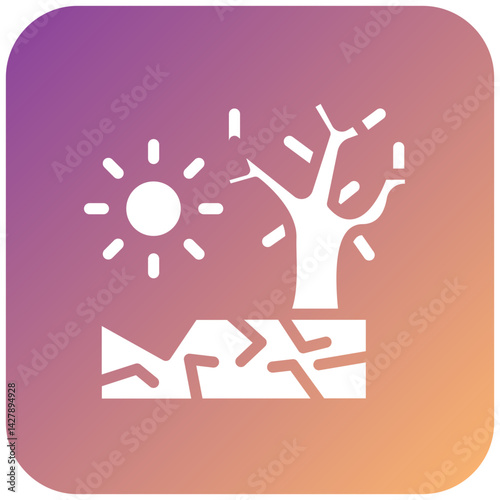 Desertification Icon Style