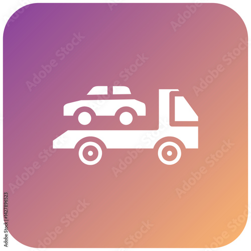Car Shift Icon Style