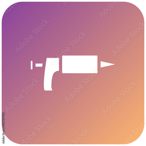 Caulking Gun Icon Style