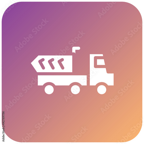 Dump Truck Icon Style