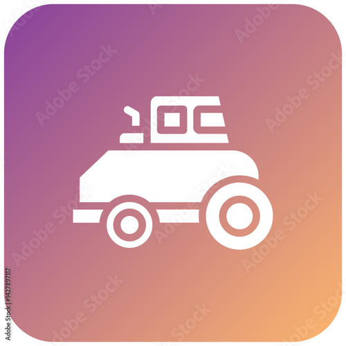 Road Roller Icon Style