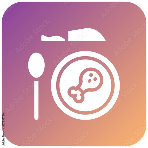 Dinner Icon Style