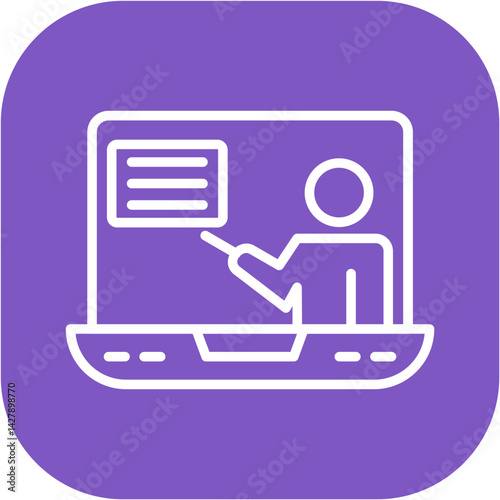 Distance Learning Icon