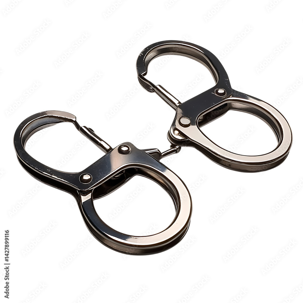 Metallic handcuffs Metallic handcuffs