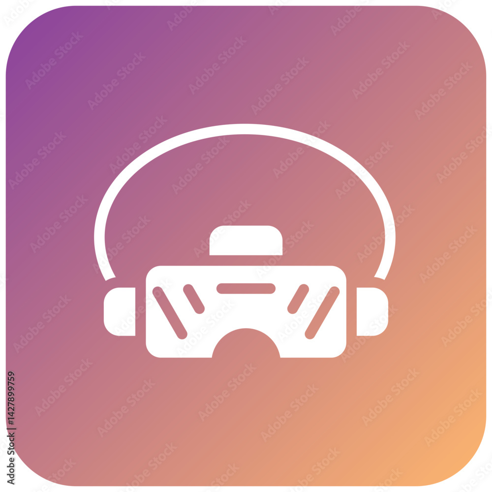 Obraz premium VR Glasses Icon Style