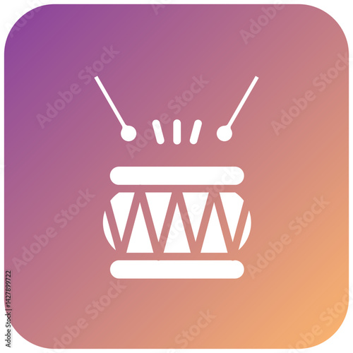 Drum Icon Style