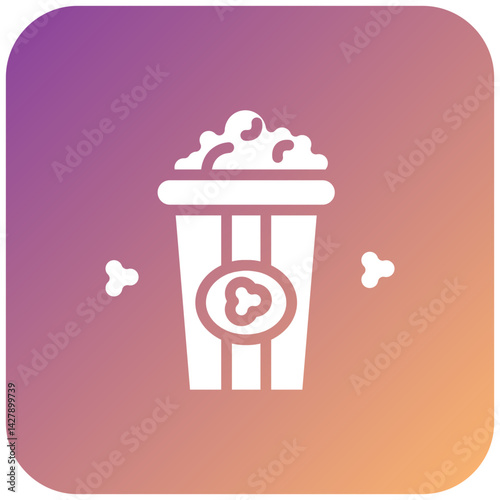 Popcorn Icon Style