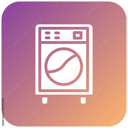 Washing Machine Icon Style
