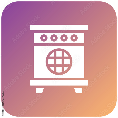 Air Heater Icon Style