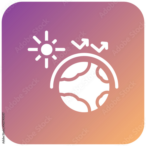 Greenhouse Effect Icon Style