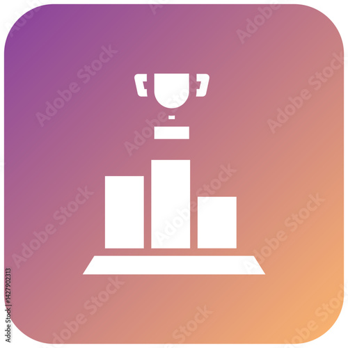 Winner Podium Icon Style