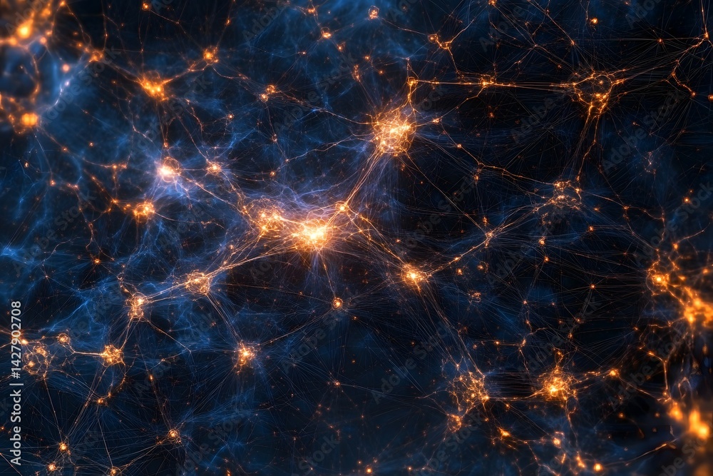 Obraz premium Abstract Network Connections