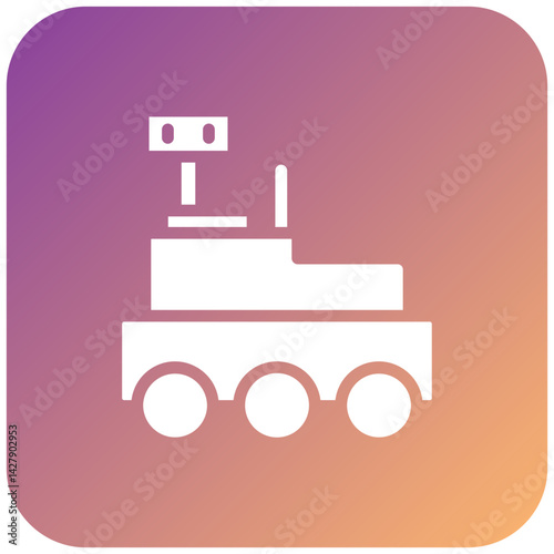 Mars Rover Icon Style