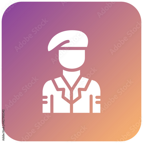 Army Soldier Icon Style