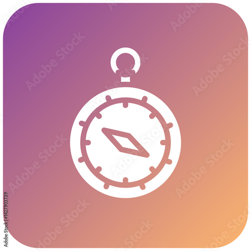 Army Compass Icon Style