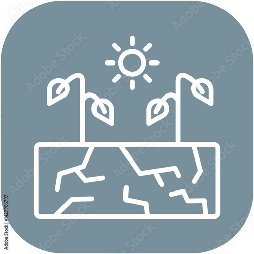 Dry Soil Icon