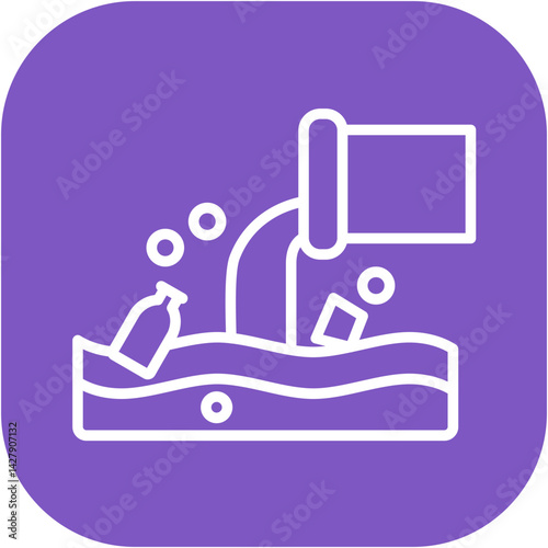 Water Pollution Icon