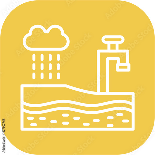 Groundwater Recharge Icon