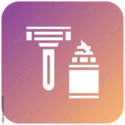 Shaving Cream Icon Style