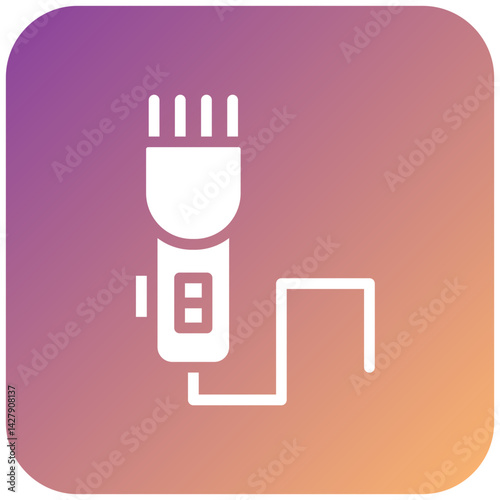 Electric Shaver Icon Style