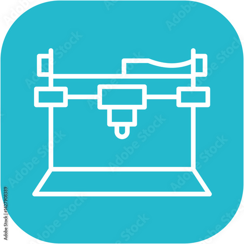 Obraz na plátně Bed Leveling Icon