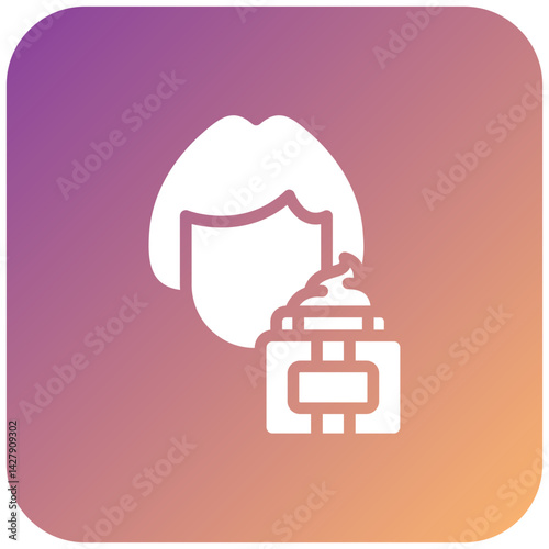 Hair Treatment Icon Style