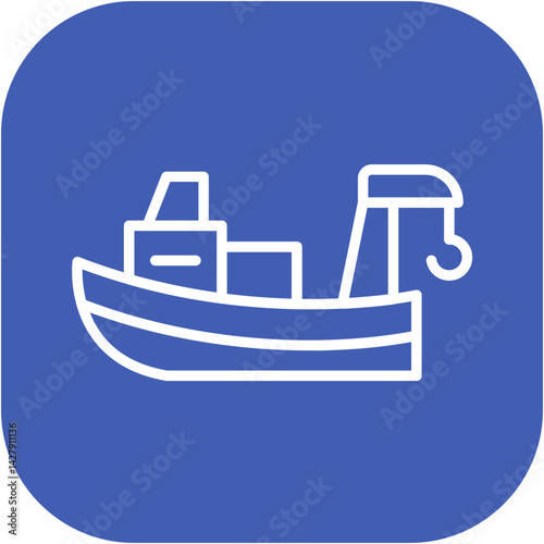 Fishing Boat Icon