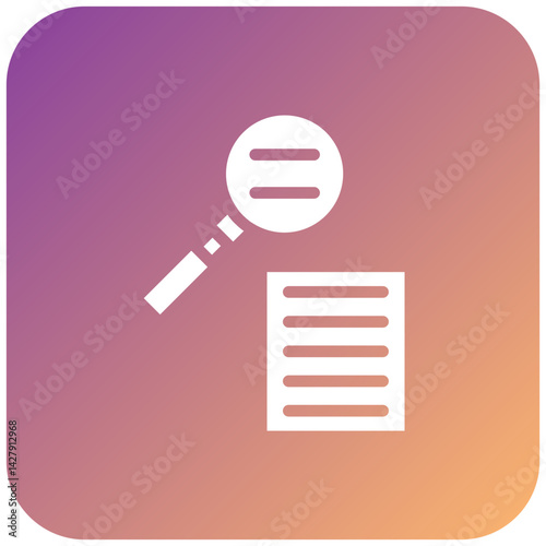 Investigation Icon Style