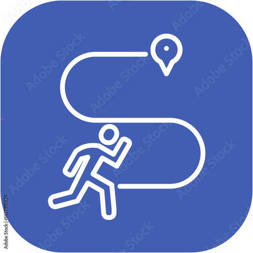 Running Route Icon