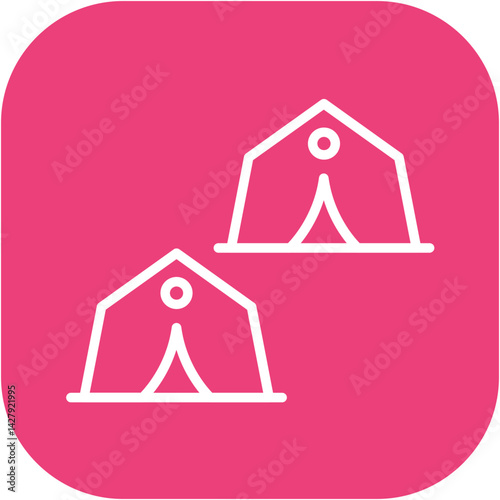Refugee Camp Icon