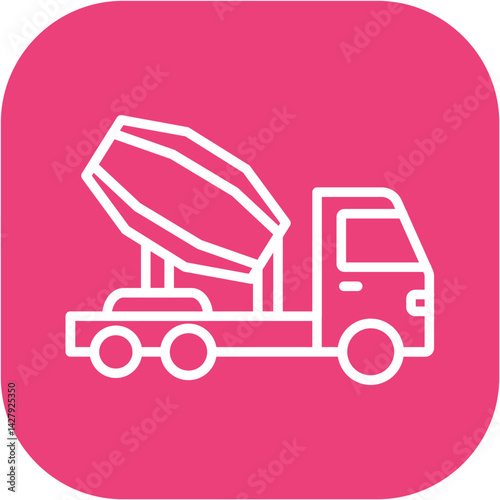 Mobile Batching Plant Icon