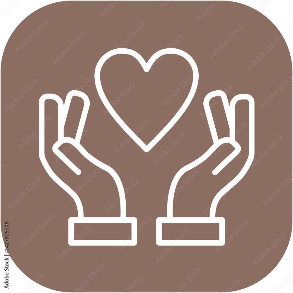Fototapeta premium Compassion Icon