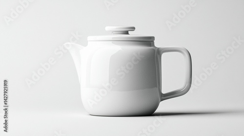 White Ceramic Coffee Pot