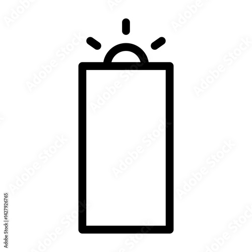 maracas line icon