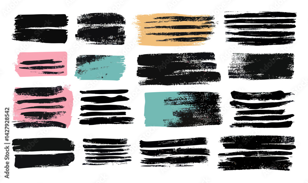 Abstract Dry Paint Brush Stroke Backgrounds Set for Minimalist Design Projects Abstract Dry Paint Brush Stroke Backgrounds Set for Minimalist Design Projects