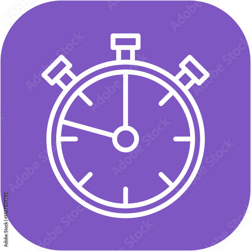 Stopwatch with Split Times Icon